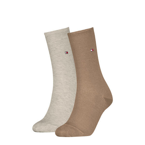 Tommy Hilfiger Socken 2-Pack Beige - Bild 1