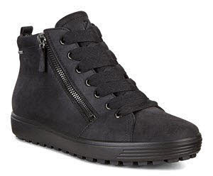 Ecco Soft 7 TRED Hi Top Sneaker Schwarz