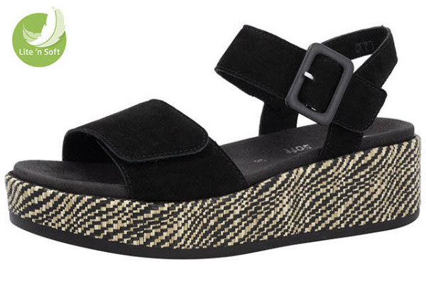 Remonte Sandale Schwarz - Bild 1