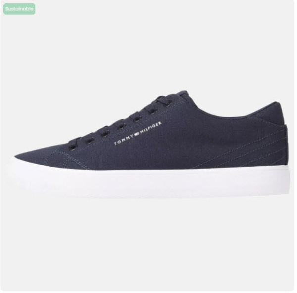 Tommy Hilfiger Leinenschuh Blau