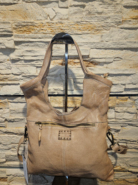 Taschendieb Schultertasche Beige