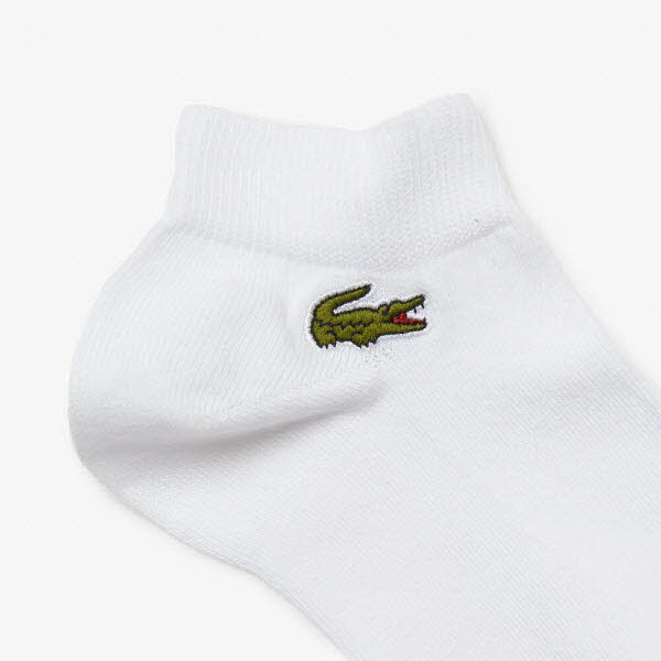 Lacoste 3-Pack Short Monochrome Socks Sneakersocken 3-Pack Weiß