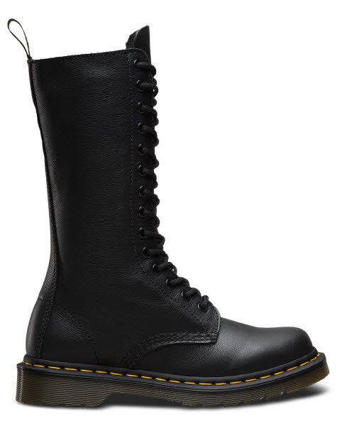Dr. Martens 1B99 14 Eye Zip Boot Black Virginia  Schwarz - Bild 1
