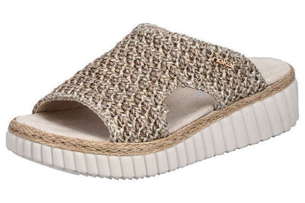 Rieker Pantoffel Beige - Bild 1
