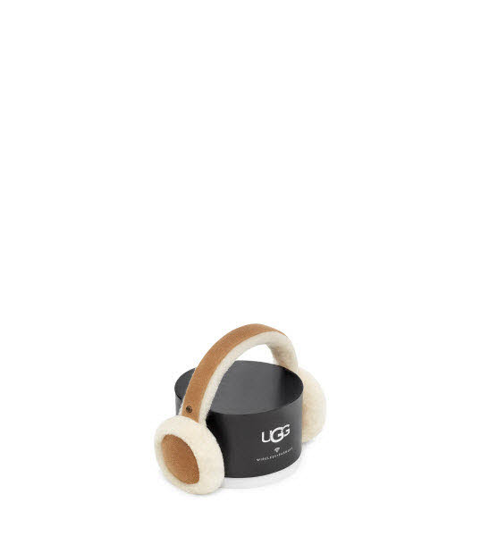 UGG SHEEPSKIN WIRELESS EARMUF Bluetooth-Ohrenschützer Lammfell Chestnut - Bild 1