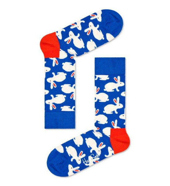 Happy Socks Bunny Socken Blau