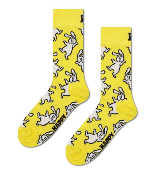 Happy Socks Bunny Socken Gelb