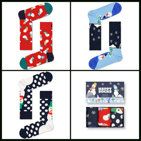 Happy Socks Socken Geschenksbox 3er-Pack Bunt - Bild 1