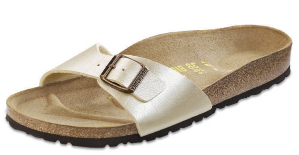 Birkenstock MADRID Pantoffel "Schmal" Beige