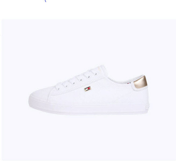 Tommy Hilfiger Leinenschuh Weiß