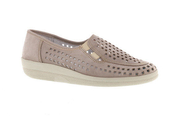 Aco Komfortslipper gelocht Beige