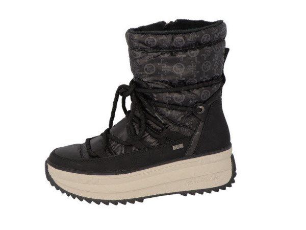 Tom Tailor Schnürboot Schwarz