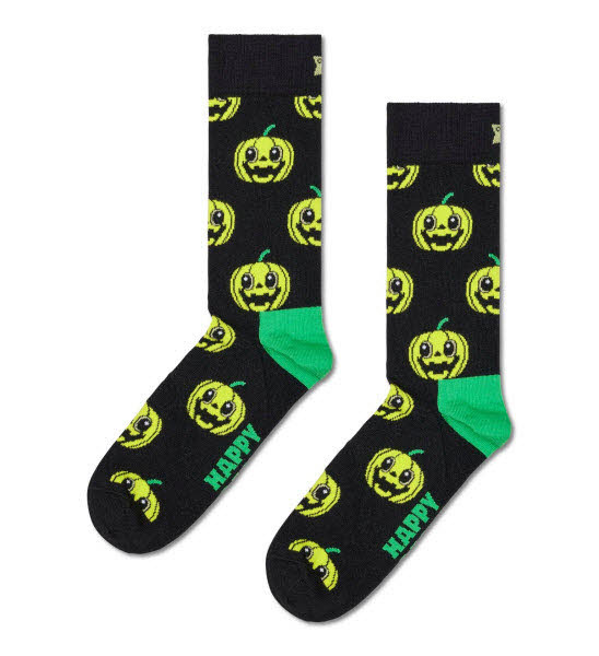 Happy Socks Pumpkin Socken Schwarz - Bild 1