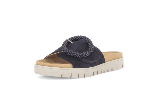 Gabor Pantoffel Blau - Bild 1