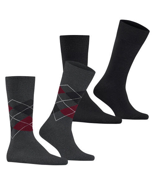 Burlington Socken 2-Pack Grau - Bild 1