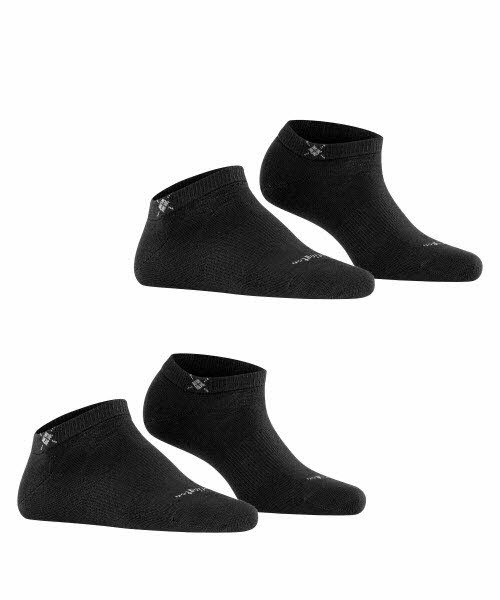 Burlington Sneakersocken 2-Pack Schwarz - Bild 1