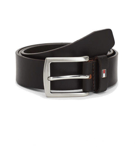 Tommy Hilfiger NEW DENTON BELT 3,5 CM Gürtel Braun