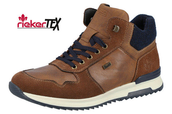 Rieker Hi Top Sneaker Braun - Bild 1