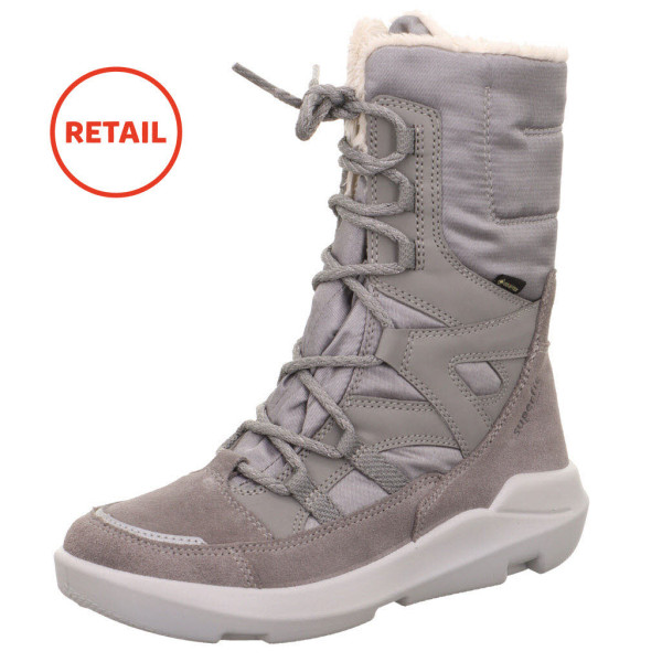 Superfit Schuh Texti Schnürboot Grau