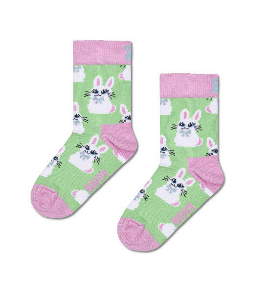 Happy Socks Bunny Socken Rosa