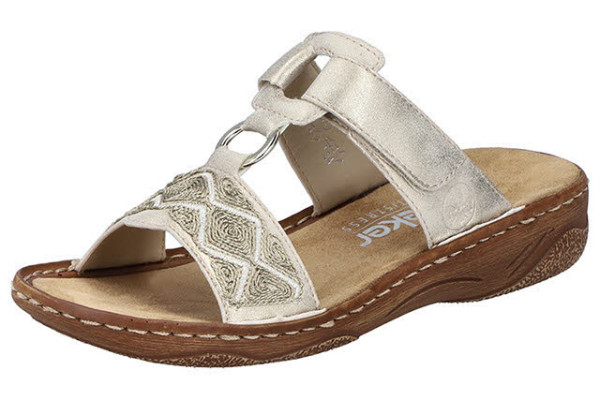 Rieker Pantoffel Beige - Bild 1
