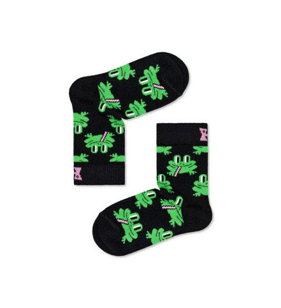 Happy Socks Frosch Socken Schwarz