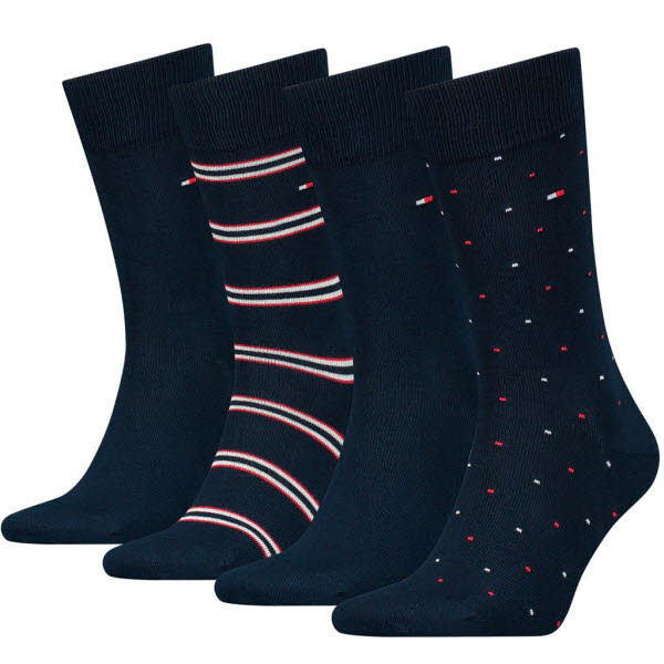 Tommy Hilfiger Socken 4er-Pack Blau - Bild 1