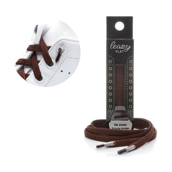Leazy Gummi-Schuhband Braun