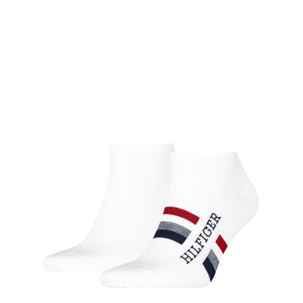 Tommy Hilfiger Sneakersocken 2-Pack Weiss - Bild 1