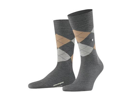 Burlington Socken grau - Bild 1
