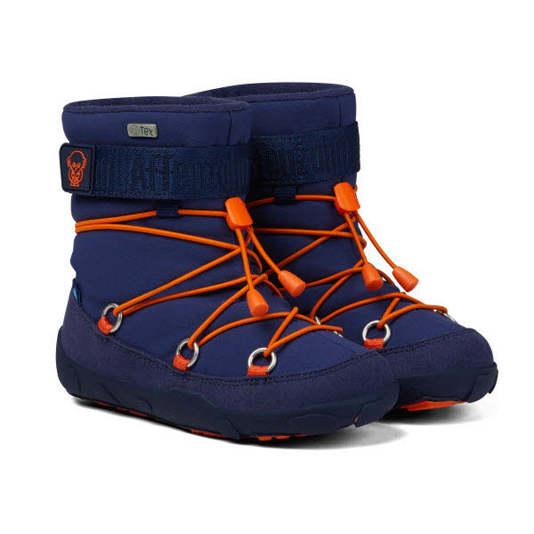 Affenzahn Vegan Snowy ELEFANT Schneestiefel Blau - Bild 1