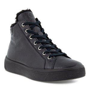 Ecco STREET Hi Top Sneaker Warmfutter Schwarz - Bild 1