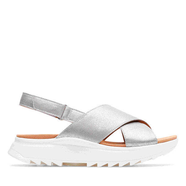 Clarks DashLite Wish Sandale Silber