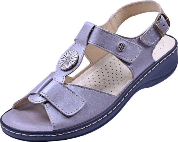 Hickersberger Sandale Metallic Taupe