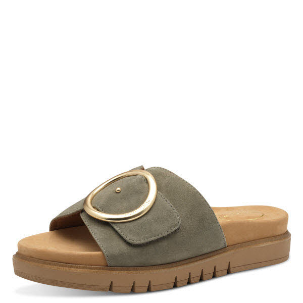 Tamaris Comfort Pantoffel Oliv - Bild 1