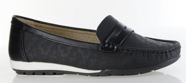 Spirale Loafer Schwarz