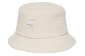 Calvin Klein BOUCLE w PATCH BUCKET Hut Weiß