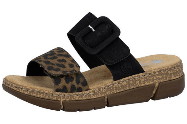 Rieker Pantoffel Schwarz - Bild 1