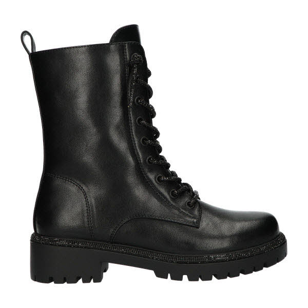 la strada Bootie Schnürboot Schwarz - Bild 1
