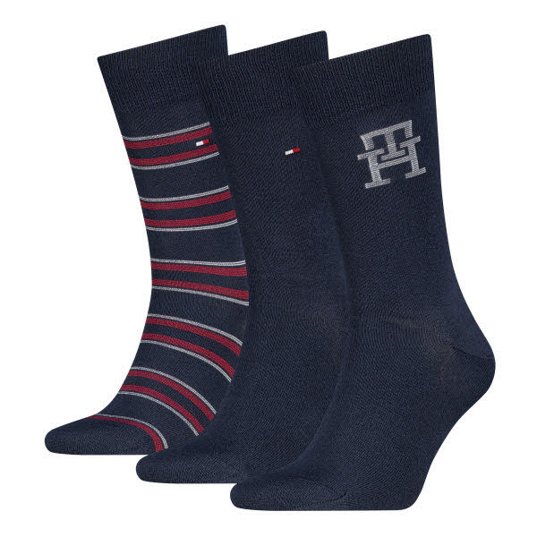 Tommy Hilfiger Socken 3-Pack Blau - Bild 1