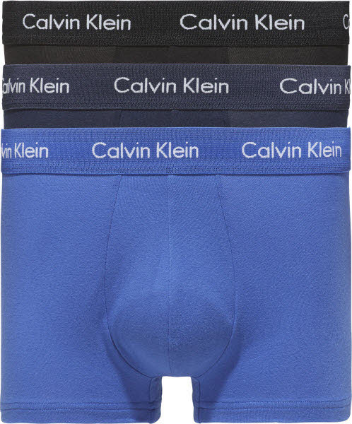Calvin Klein Low Rise Trunk, 3-Pack Blau