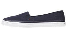 Tommy Hilfiger Leinenschlüpfer Blau