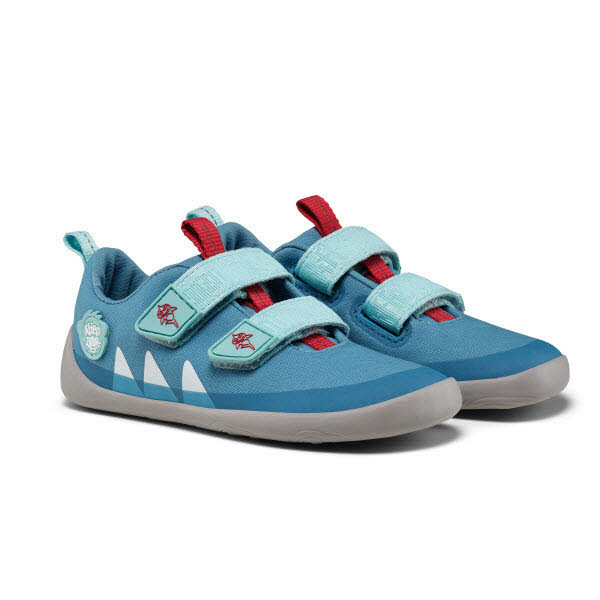 Affenzahn BW Lucky Hai Barfußschuh Blau - Bild 1
