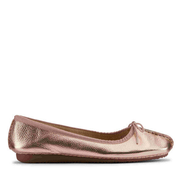 Clarks Freckle Ice Ballerina Metallic