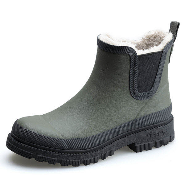 Verbenas Gummistiefel Warmfutter Khaki