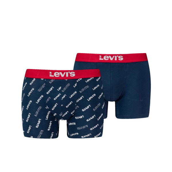 Levi´s Boxer Brief 2-Pack Blau - Bild 1