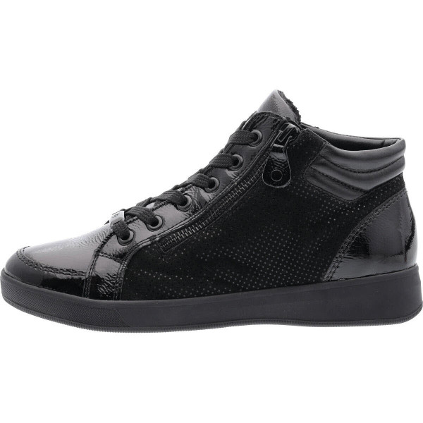 Ara ROM Hi Top Sneaker Schwarz