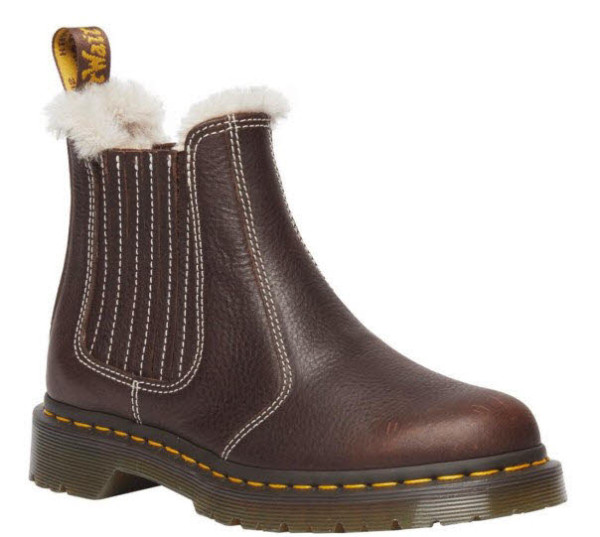 Dr. Martens 2976 Leonore II Chelsea Boot Dark Brown Chelsea Warmfutter Braun