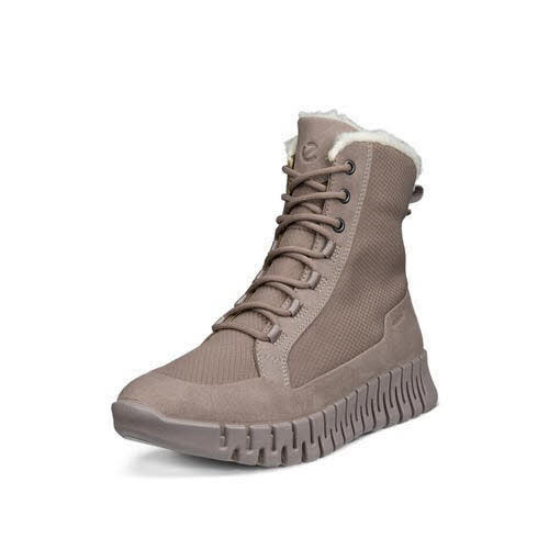 Ecco GRUUV Schnürboot Taupe - Bild 1