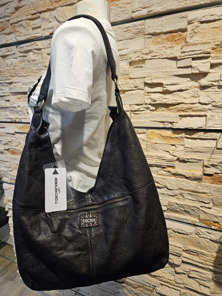Taschendieb Schultertasche Schwarz - Bild 1